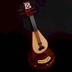 Toptan Saz Tasarımlı Dekoratif Müzik Kutusu